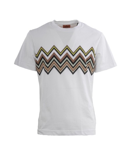 Shop MISSONI Saldi T-shirt: Missoni t-shirt girocollo.
Jersey di cotone fiammato.
Maniche corte.
Vestibilità regular.
Composizione: 100% Cotone.
Made in Tunisia.. US24SL0C BJ00J3-S01B3